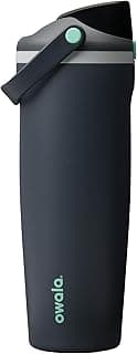 Owala FreeSip Sway Insulated Stainless Steel Water Bottle with Two-Way Spout, Built-In Straw and Bucket Handle, Made for Travel, School, an...
